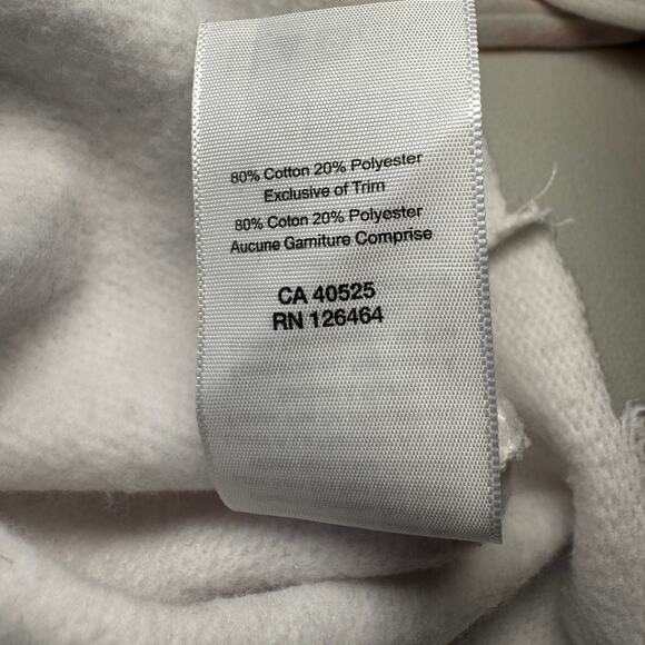 J.o&co crop hoodie sweatshirt white/pink tie-dye size G/L - Picture 6 of 7